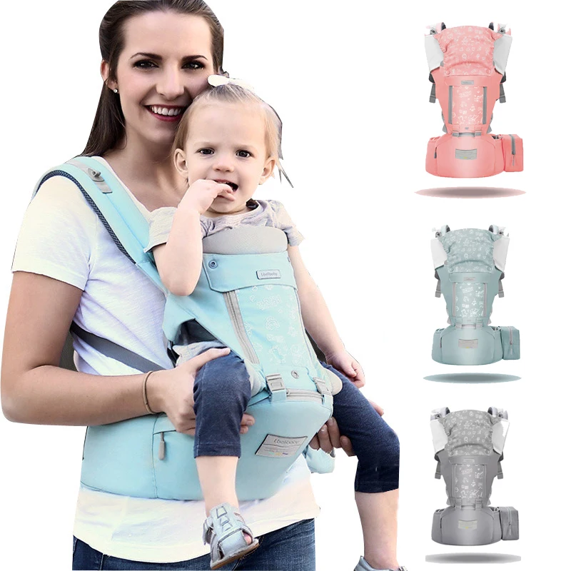 

SeckinDogan Baby Carriers Ergonomic Kangaroo Baby Bag Comfortable Cotton Hip seat Convenient Baby Sling High Waist baby Carrier