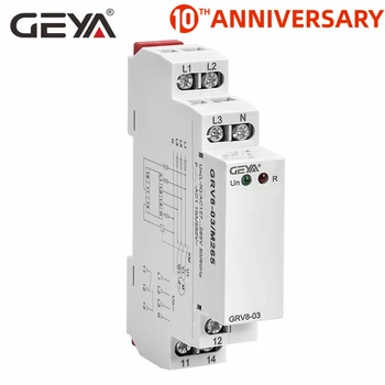 Free Shipping GEYA GRV8-03 Voltage Monitoring Relay Phase Sequence and Phase Failure Protection Relay 8A 10A 1SPDT 2SPDT
Free Shipping GEYA GRV8-03 Voltage Monitoring Relay Phase Sequence and Phase Failure Protection Relay 8A 10A 1SPDT 2SPDT