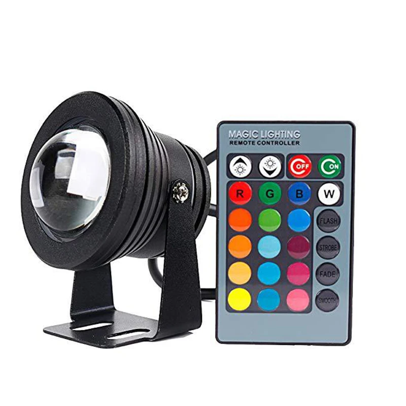 10W 12v underwater RGB Led Light Waterproof IP65 fountain pool Lamp Lights16 color change+IR Remote controller Led Spot Lights
10W 12v underwater RGB Led Light Waterproof IP65 fountain pool Lamp Lights16 color change+IR Remote controller Led Spot Lights