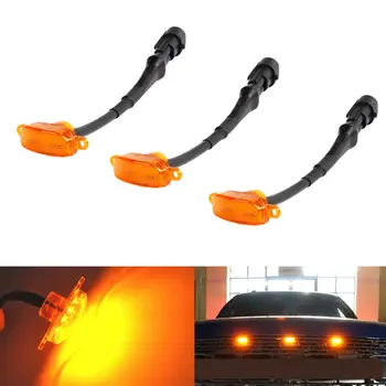 3x Clear Yellow LED Front Grille DRL Running Lights For Ford Raptor 2010-18 Replacement Bulbs Led Lights Car White Car Led
3x Clear Yellow LED Front Grille DRL Running Lights For Ford Raptor 2010-18 Replacement Bulbs Led Lights Car White Car Led