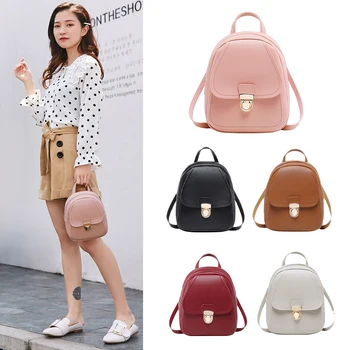 2019 New Fashion Women Girls Mini PU Leather Rucksack Shoulder Bag Travel Handbag Teenagers School Messenger Bags 
2019 New Fashion Women Girls Mini PU Leather Rucksack Shoulder Bag Travel Handbag Teenagers School Messenger Bags