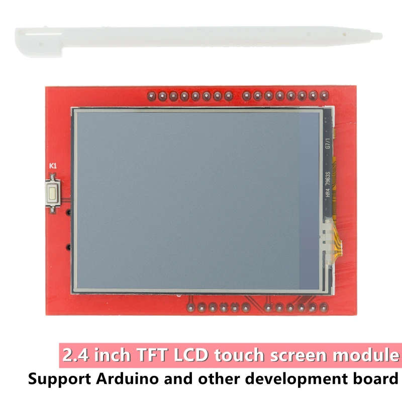 Модуль с цветным сенсорным ЖК-дисплеем TFT 2 4 дюйма для платы Arduino UNO R3 и поддержки