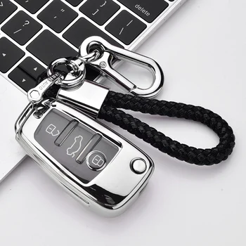 2020 TPU car key case for Audi A5 Q7 S4 S5 A4 A8 B9 Q7 A4L A3 Q3 Q7 R8 car accessorie car styling remote key key case for car
2020 TPU car key case for Audi A5 Q7 S4 S5 A4 A8 B9 Q7 A4L A3 Q3 Q7 R8 car accessorie car styling remote key key case for car