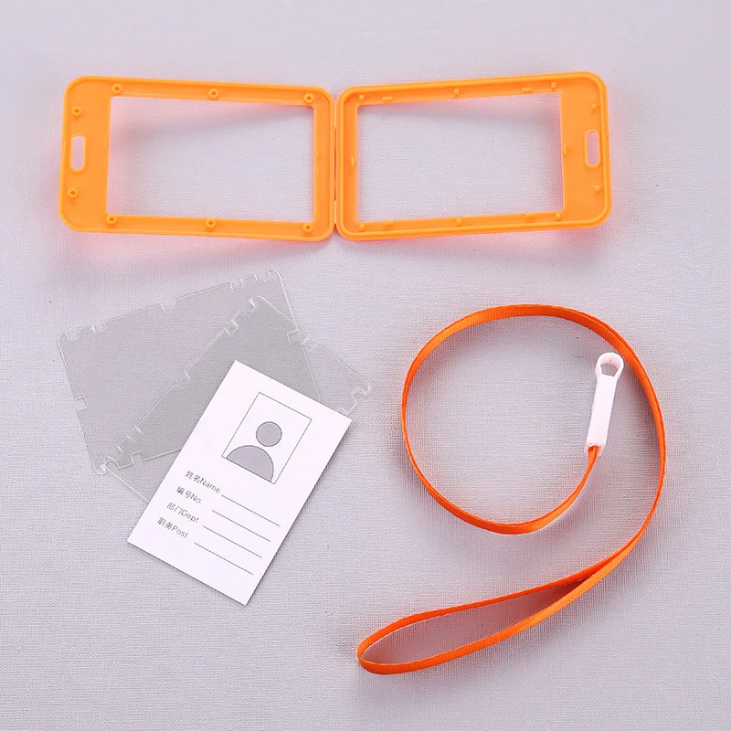 Creative Double-Sided Transparent Card Holder with Lanyard Employee Badge Work Card Ol Certificate Holder Students Bus Card Hold
Creative Double-Sided Transparent Card Holder with Lanyard Employee Badge Work Card Ol Certificate Holder Students Bus Card Hold