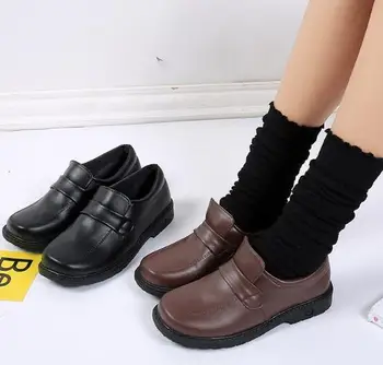 Black brown Women Japanese School Uniform Student JK Leather flat shoes for Cosplay Uniform
Black brown Women Japanese School Uniform Student JK Leather flat shoes for Cosplay Uniform