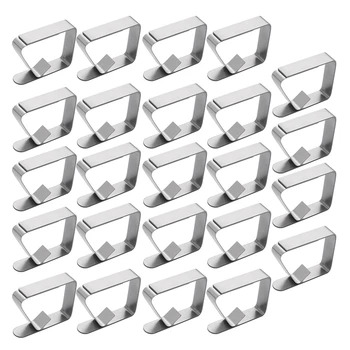 24 Pcs Stainless Steel Tablecloth Clip,Non-Slip Adjustable Table Cover Clamps Clip for Parties Picnics
24 Pcs Stainless Steel Tablecloth Clip,Non-Slip Adjustable Table Cover Clamps Clip for Parties Picnics