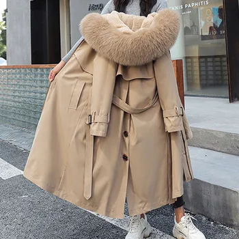 2020 Winter Down Jacket Women Hooded X-Long Parka Mujer Thick Warm Cotton Padded Parkas Woman Wool Liner Plus Size Jackets Coat
2020 Winter Down Jacket Women Hooded X-Long Parka Mujer Thick Warm Cotton Padded Parkas Woman Wool Liner Plus Size Jackets Coat