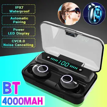 LEORY 4000mAh Power Bank CVC8.0 HiFi bluetooth 5.0 TWS Earphones Led Digital Display Wireless Stereo Sport Waterproof Earbuds
LEORY 4000mAh Power Bank CVC8.0 HiFi bluetooth 5.0 TWS Earphones Led Digital Display Wireless Stereo Sport Waterproof Earbuds