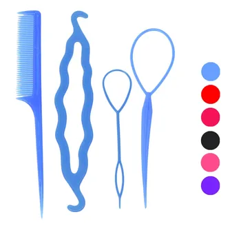 Hairstyle tool for girls Plastic 4 pc Clamping Hairstyle Entrainment Tied Hair Weaving Hairstyle Hair Tools Y819
Hairstyle tool for girls Plastic 4 pc Clamping Hairstyle Entrainment Tied Hair Weaving Hairstyle Hair Tools Y819