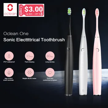 Oclean One Electric Toothbrush Set with 2 Brush Head Wall-Mounted Holder APP Control Waterproof Fast Charging Tooth Brush
Oclean One Electric Toothbrush Set with 2 Brush Head Wall-Mounted Holder APP Control Waterproof Fast Charging Tooth Brush