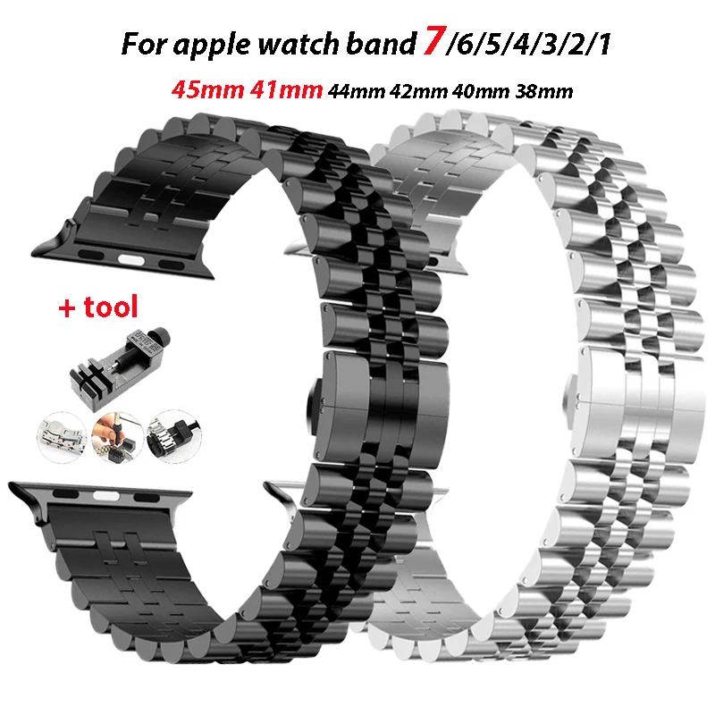 Ремешок для Apple Watch 7 6 SE 5 4 3 40 мм 44 мм 41 мм 45 мм, металлический, нержавеющая сталь, для iWatch 7 6 5 4
Ремешок для Apple Watch 7 6 SE 5 4 3 40 мм 44 мм 41 мм 45 мм, металлический, нержавеющая сталь, для iWatch 7 6 5 4