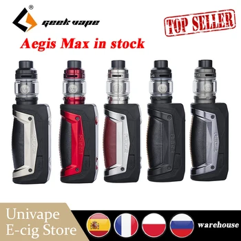 Original Geekvape Aegis Max Kit 100W Output Powered by 21700 Battery 3ml Zeus Subohm Tank E-cig Vape Kit Vs Aegis Boost / Drag X
Original Geekvape Aegis Max Kit 100W Output Powered by 21700 Battery 3ml Zeus Subohm Tank E-cig Vape Kit Vs Aegis Boost / Drag X