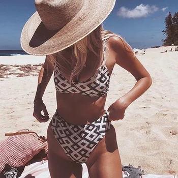 Diamond Print Two Piece Swimsuit High Waist Bathing Suit High Rise Cut Swimwear Sexy Bikini 2020 Swim Costumes Maillot Plavky
Diamond Print Two Piece Swimsuit High Waist Bathing Suit High Rise Cut Swimwear Sexy Bikini 2020 Swim Costumes Maillot Plavky