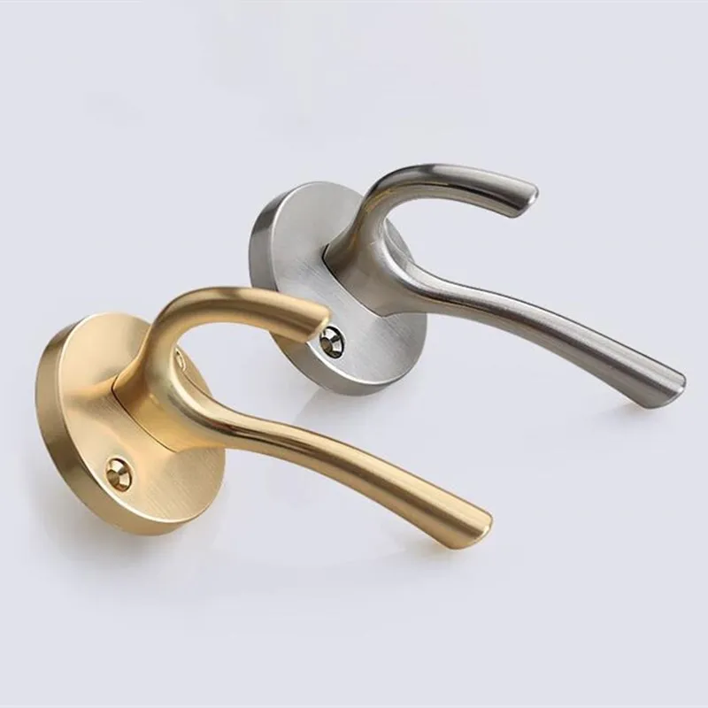 Bathroom Hook Set Of 2 Brushed Nickel Hooks Bathroom Hooks For Wall Hooks