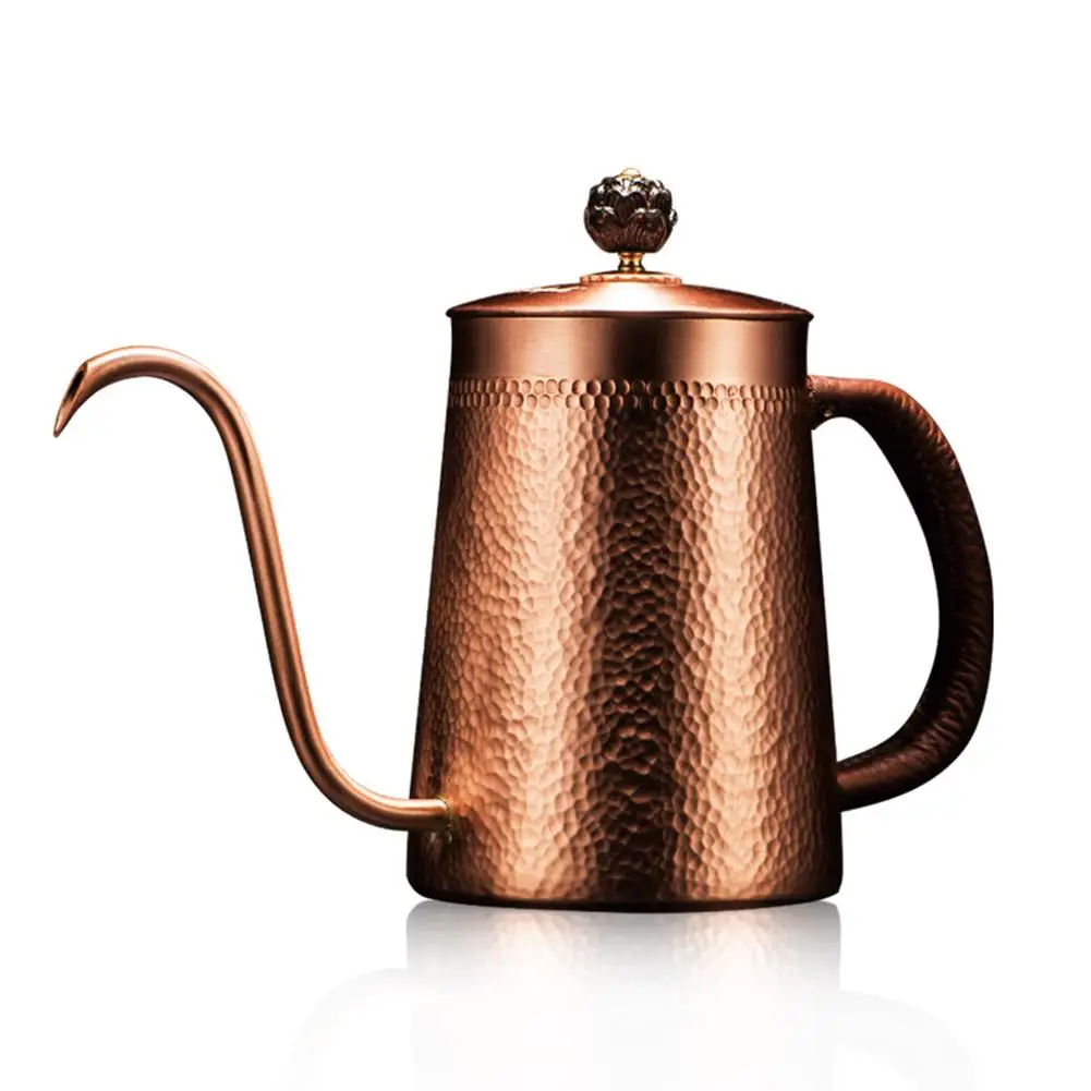 Antique Copper Anti-Scald Gooseneck Coffee Kettle 700ml Coffee Tea Percolator Straining Espresso Long Mouth Coffee Pot Rustproo
Antique Copper Anti-Scald Gooseneck Coffee Kettle 700ml Coffee Tea Percolator Straining Espresso Long Mouth Coffee Pot Rustproo
