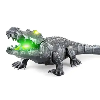 Mechanical Crocodile Cool LED Lights on Eyes Sounds Electric Toy for Kids 
Mechanical Crocodile Cool LED Lights on Eyes Sounds Electric Toy for Kids