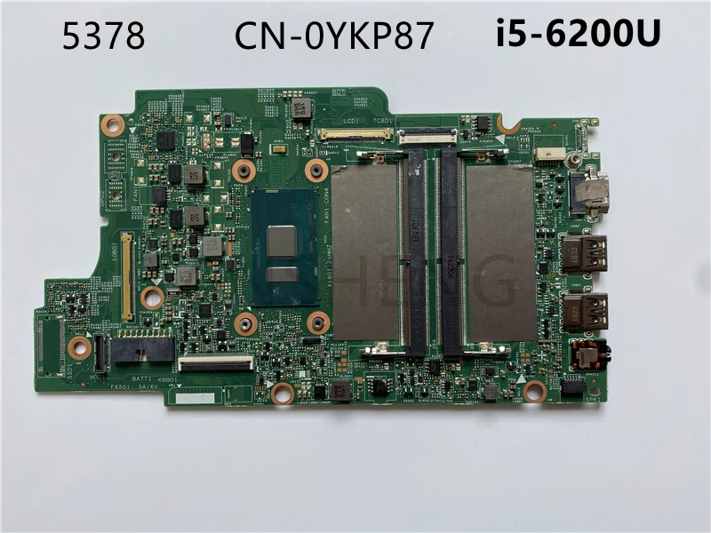 Материнская плата для ноутбука DELL INSPIRON 5378 5578 7378 I5-6200U Процессор CN-0YKP87 0YKP87 YKP87