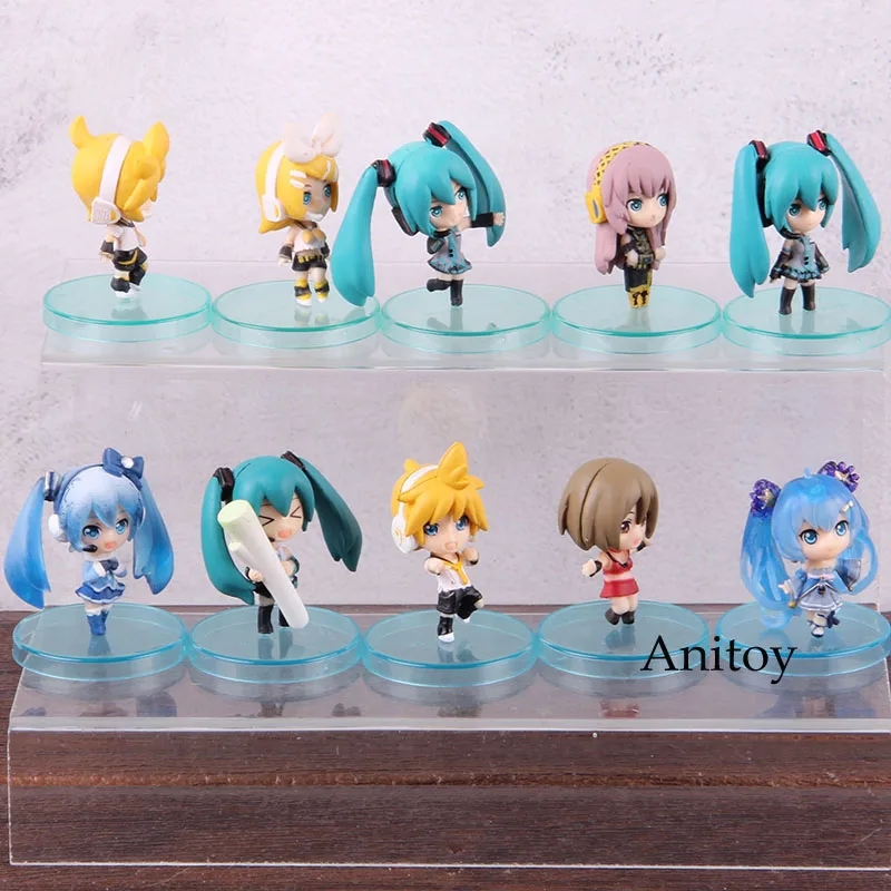 Anime Hatsune Miku Q Version Keychains Snow Miku Kagamine Ren Meiko Miku Action Figure PVC Collectible Model Toy 5pcs/set
Anime Hatsune Miku Q Version Keychains Snow Miku Kagamine Ren Meiko Miku Action Figure PVC Collectible Model Toy 5pcs/set