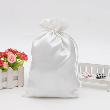 Silk Satin Hair Bags White High-Grade Cosmetic Accessories Packaging Sachet Bright Cloth Dustproof Drawstring Pouches Logo Print
Silk Satin Hair Bags White High-Grade Cosmetic Accessories Packaging Sachet Bright Cloth Dustproof Drawstring Pouches Logo Print