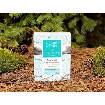 Sea salt "with minerals"/200 gr
Sea salt "with minerals"/200 gr