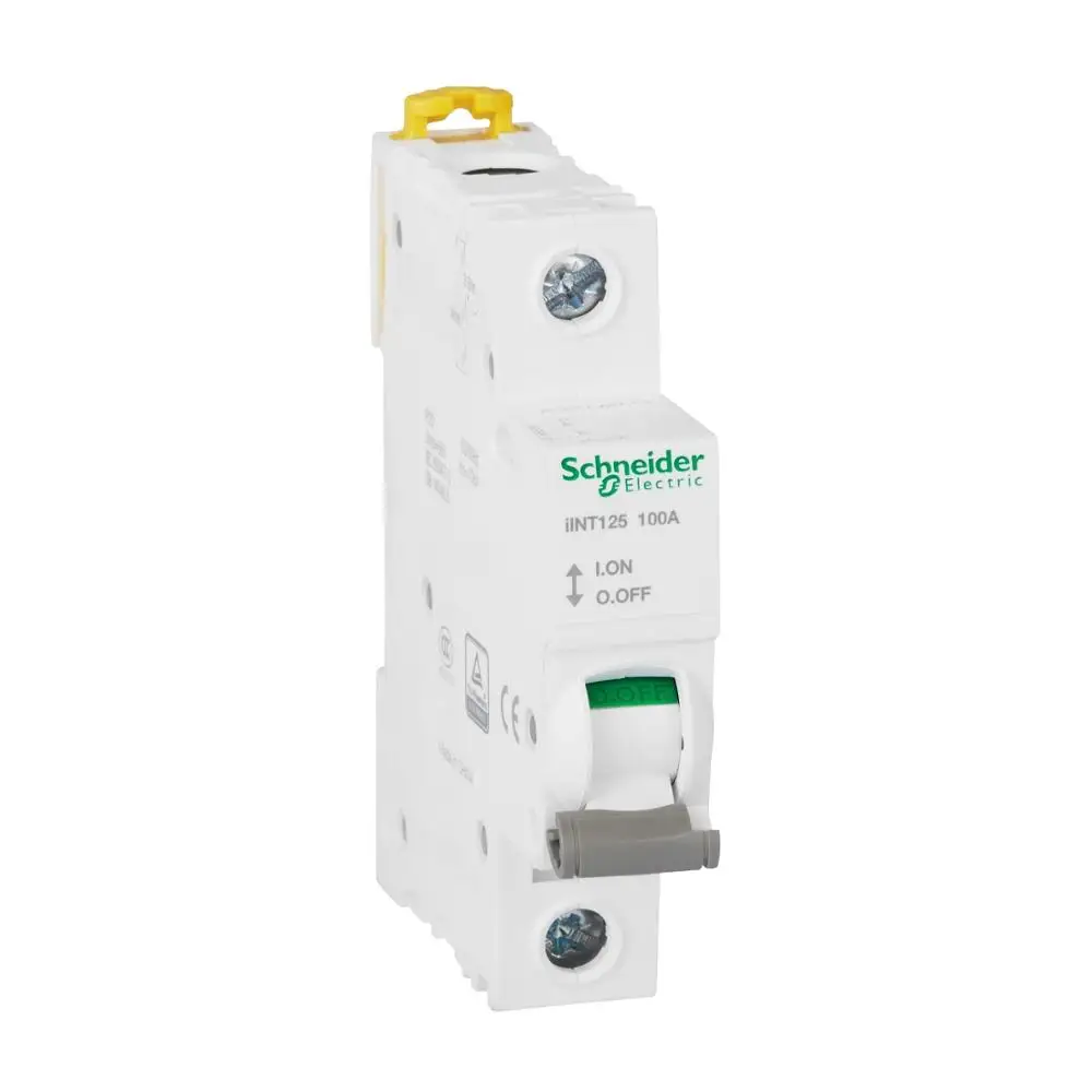 Original export IINT125 isolation switch, 1P, rated working current 100A 230VAC 50/60H 5kAswitch-disconnector alone A9S68191
Original export IINT125 isolation switch, 1P, rated working current 100A 230VAC 50/60H 5kAswitch-disconnector alone A9S68191