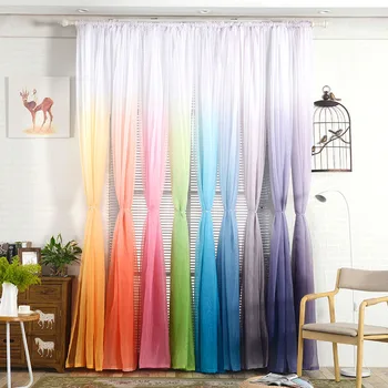 Curtains for Kitchen Window Panels Purple Gradient Color Tulle Curtains for Living Room Modern Bedroom Organza Voile Fabrics
Curtains for Kitchen Window Panels Purple Gradient Color Tulle Curtains for Living Room Modern Bedroom Organza Voile Fabrics