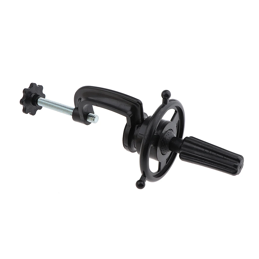 Adjustable Professional Mannequin Canvas Block Head Black C Clamp Stand Adjustable Professional Mannequin Canvas Block Head Black C Clamp Stand