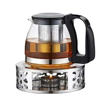 Stainless Steel Tea Warmer Heater Candle Base Durable for Heat-Resistant Teapots DIN889
Stainless Steel Tea Warmer Heater Candle Base Durable for Heat-Resistant Teapots DIN889
