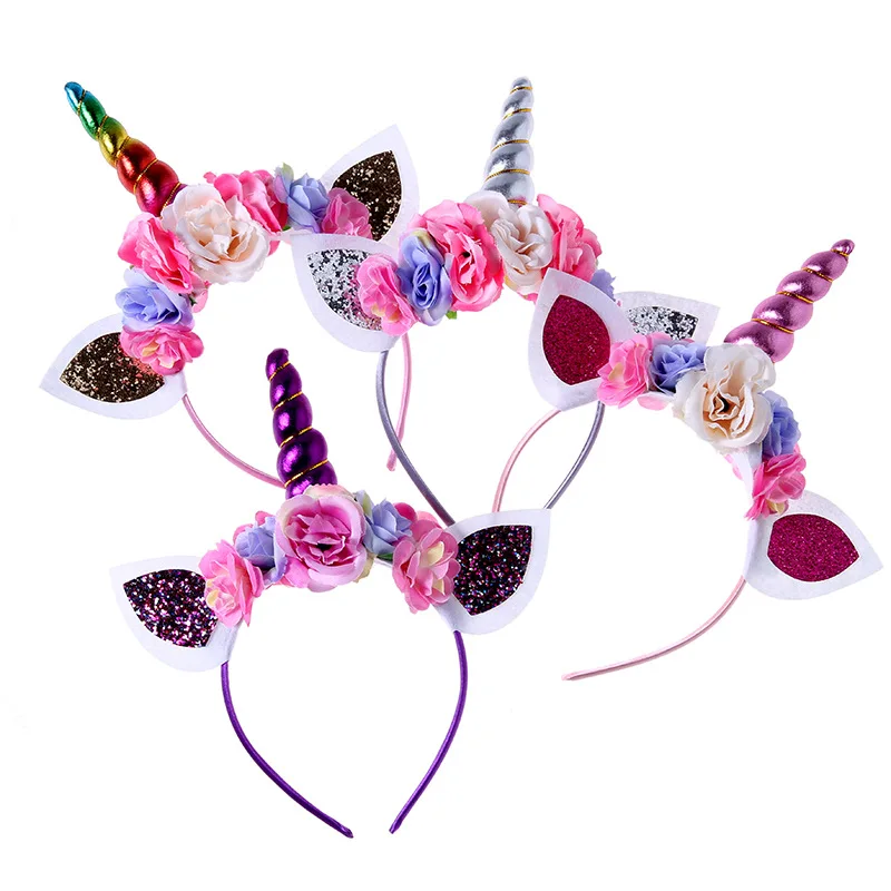 Girls Unicorn Party Hair Accessories Simulation Bead Flower Hairhoop Tiara Children Birthday Party Cat Ears Hairbands Decor
Girls Unicorn Party Hair Accessories Simulation Bead Flower Hairhoop Tiara Children Birthday Party Cat Ears Hairbands Decor