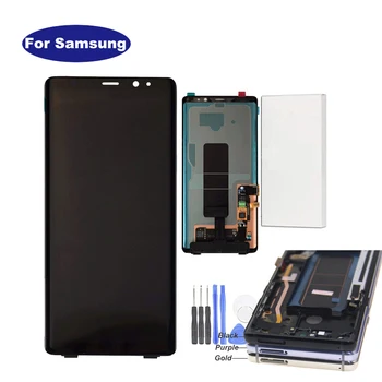 SUPER AMOLED For SAMSUNG Galaxy NOTE8 LCD N950 N950F Display Touch Screen Replacement Parts with frame+Tools
SUPER AMOLED For SAMSUNG Galaxy NOTE8 LCD N950 N950F Display Touch Screen Replacement Parts with frame+Tools