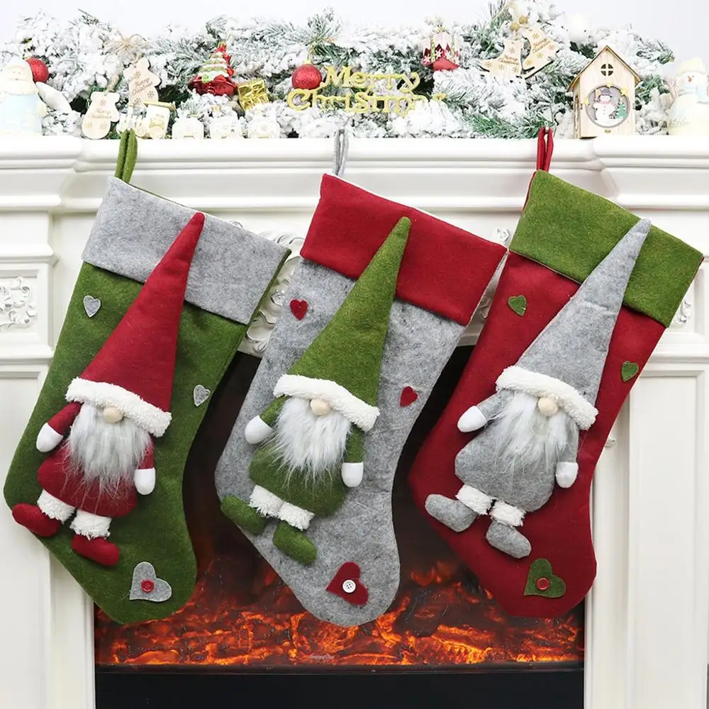 Christmas Home Decorations Plush Tree Hanging Gift Bag Santa Sacks Claus Candy Packing Doll Socks Decoracao Para casa Dropship # 
Christmas Home Decorations Plush Tree Hanging Gift Bag Santa Sacks Claus Candy Packing Doll Socks Decoracao Para casa Dropship #