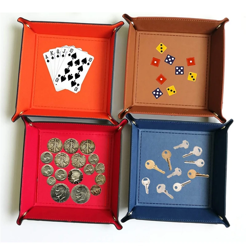 Dice Tray Geometric Plush PU Leather Foldable Rolling Tray for Board Games High Quality
Dice Tray Geometric Plush PU Leather Foldable Rolling Tray for Board Games High Quality