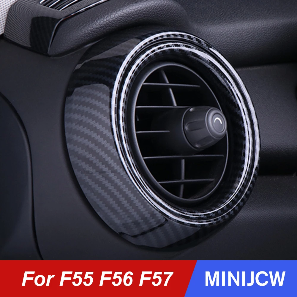 Car Air Vent Ring Outlet Cover Case Carbon Fiber Shell Housing Sticker Decor For Mini Cooper One S JCW F55 F56 F57 Accessories
Car Air Vent Ring Outlet Cover Case Carbon Fiber Shell Housing Sticker Decor For Mini Cooper One S JCW F55 F56 F57 Accessories