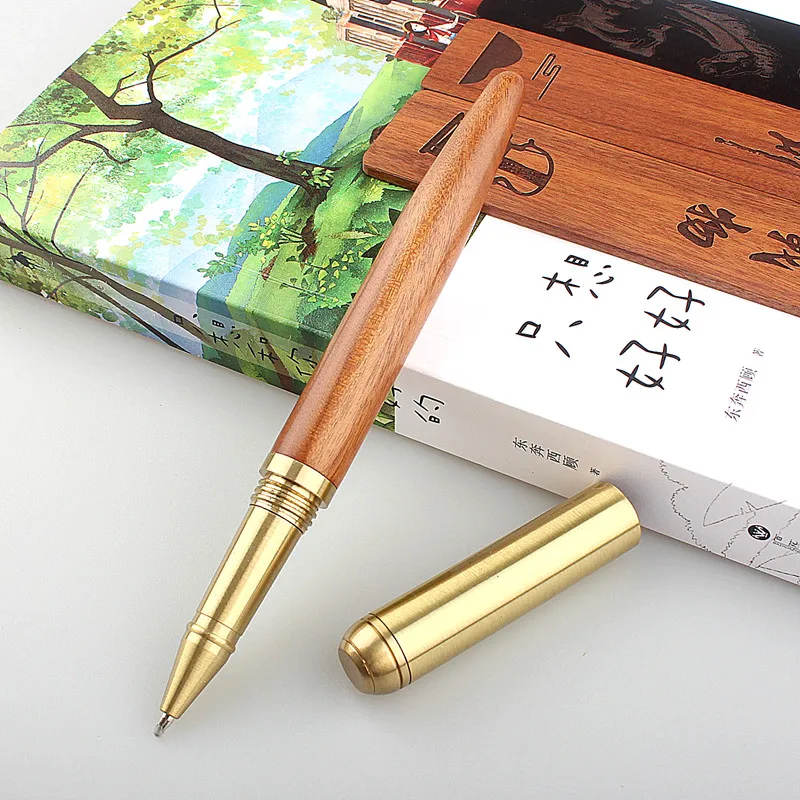 luxury quality brand school brass pen brown red black wood Rollerball Pen Business Stationery Office Supplies ink ball pen
luxury quality brand school brass pen brown red black wood Rollerball Pen Business Stationery Office Supplies ink ball pen
