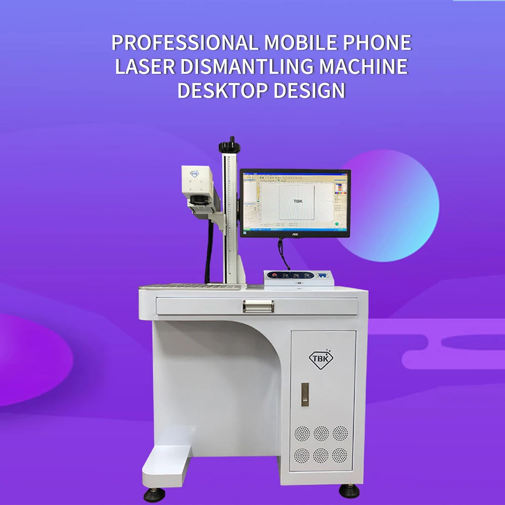 TBK Laser Domestic Middle Frame Separating For Ip One Back Cover Removing Machine New Desktop Engraving Marking Machine
TBK Laser Domestic Middle Frame Separating For Ip One Back Cover Removing Machine New Desktop Engraving Marking Machine