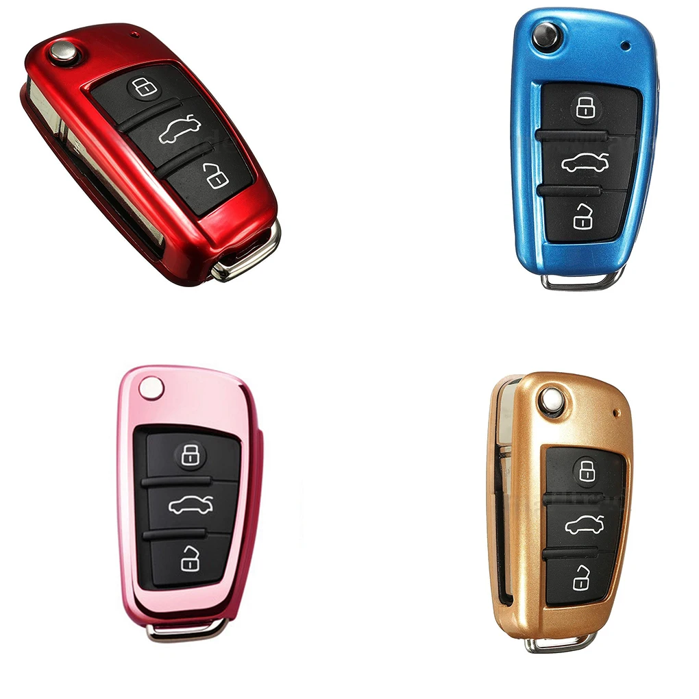 Remote Car Key Shell Case TPU Soft Rubber Plated Vehicle Key Cover Protection Birthday Holiday Gift
Remote Car Key Shell Case TPU Soft Rubber Plated Vehicle Key Cover Protection Birthday Holiday Gift
