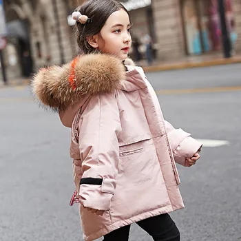 Children Winter Jacket for Girls 2020 New Winter Mid-Length Thickened Warm Wihte Duck Down Coat with Hood Big Kids Outerwear
Children Winter Jacket for Girls 2020 New Winter Mid-Length Thickened Warm Wihte Duck Down Coat with Hood Big Kids Outerwear