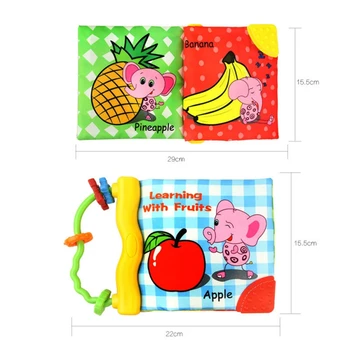 Baby Cloth Books New Cartoon Animal Pattern Infant Boy Girl Soft Teethers Books Educational Learning Toys Safety Book Toy Gift
Baby Cloth Books New Cartoon Animal Pattern Infant Boy Girl Soft Teethers Books Educational Learning Toys Safety Book Toy Gift