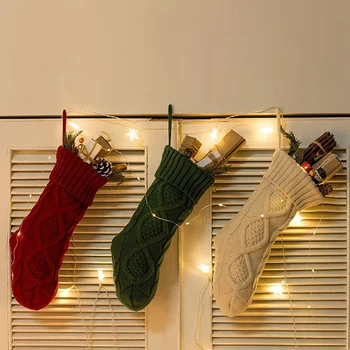 Christmas Knitted Socks Christmas Gift Bag for Christmas Decoration Fireplace Decoration
Christmas Knitted Socks Christmas Gift Bag for Christmas Decoration Fireplace Decoration