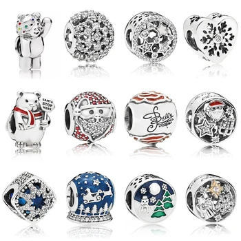 NEW Winter NEW Blue Enamel Snowflake 100% 925 Sterling Silver Pan Charm Bead Blue moon Fit Bracelet DIY Jewelry Making
NEW Winter NEW Blue Enamel Snowflake 100% 925 Sterling Silver Pan Charm Bead Blue moon Fit Bracelet DIY Jewelry Making