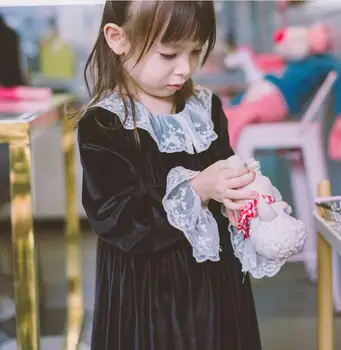 Girls Velvet Dress 2019 Fall Kids Long sleeve Dresses Sweet girls christmas dress fashion high-grade princess clothing
Girls Velvet Dress 2019 Fall Kids Long sleeve Dresses Sweet girls christmas dress fashion high-grade princess clothing