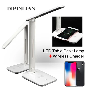 QI Wireless Charger 2 In 1 LED Table Desk Lamp Multi-Function Reading Light with DC 5V USB Charging Port For Mobile Phone charge
QI Wireless Charger 2 In 1 LED Table Desk Lamp Multi-Function Reading Light with DC 5V USB Charging Port For Mobile Phone charge