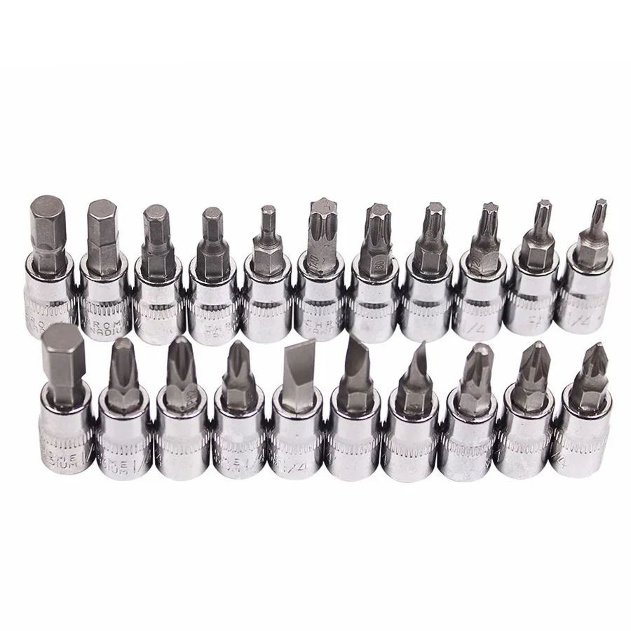 MX-DEMEL Car Repair Tool 46pcs 1/4-Inch Socket Set Ratchet Torque Wrench Combo Tools Kit Auto Repairing | Инструменты