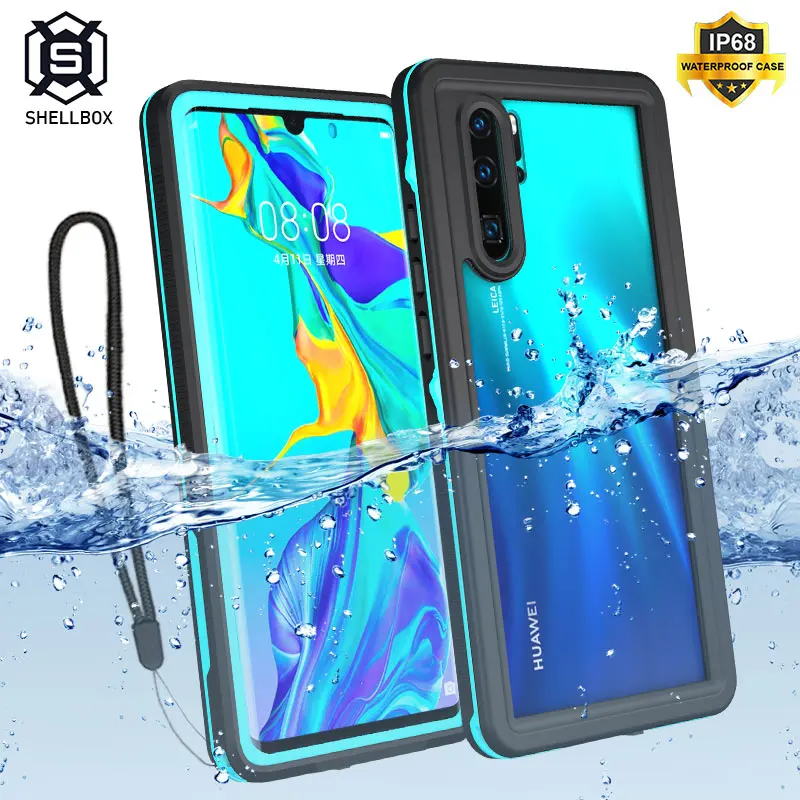 Чехол Shellbox 360 Водонепроницаемый для Huawei P30 Pro Lite Mate 30 противоударный чехол P20 20