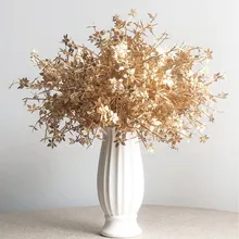 Artificial Eucalyptus Leaf Gold Ginkgo Simulation Silk Flowers Plants For Wedding Home Decor Party Christmas Ornaments 7-pronged
Artificial Eucalyptus Leaf Gold Ginkgo Simulation Silk Flowers Plants For Wedding Home Decor Party Christmas Ornaments 7-pronged