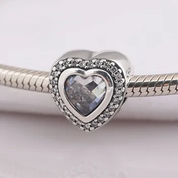Authentic S925 Bead Sparkling Love Heart With Crystal Charm fit Lady Bracelet Bangle DIY Jewelry
Authentic S925 Bead Sparkling Love Heart With Crystal Charm fit Lady Bracelet Bangle DIY Jewelry
