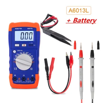 Mini multimeter capacitor tester sets with Battery 200pF-20mF check capacitors capacitor capacitance meter with test leads
Mini multimeter capacitor tester sets with Battery 200pF-20mF check capacitors capacitor capacitance meter with test leads