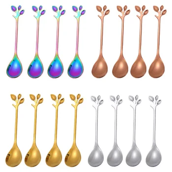 16 Pieces Demitasse Spoons Espresso Spoon Leaf Coffee Spoon Tea Sugar Spoons Retro Dessert Spoon,4 Color
16 Pieces Demitasse Spoons Espresso Spoon Leaf Coffee Spoon Tea Sugar Spoons Retro Dessert Spoon,4 Color
