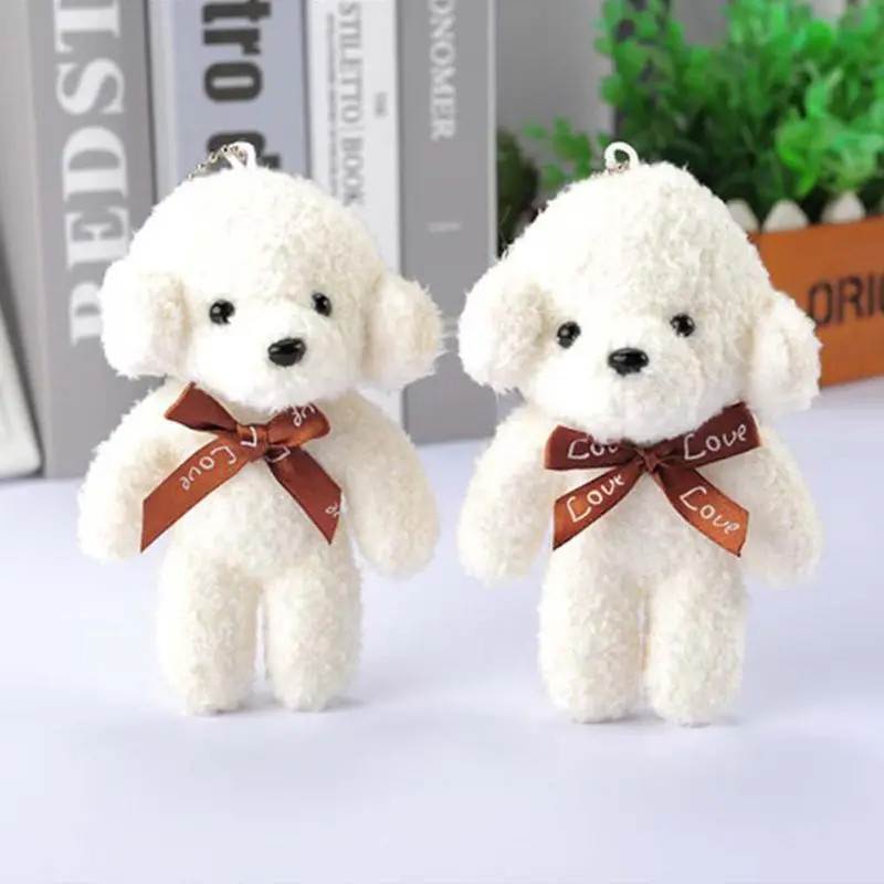 Mini Bowknot Puppy Plush Doll Pendant Cute Animal Soft Stuffed Toy Lovely Key Chain Mobile Phone Handbag Pendants
Mini Bowknot Puppy Plush Doll Pendant Cute Animal Soft Stuffed Toy Lovely Key Chain Mobile Phone Handbag Pendants