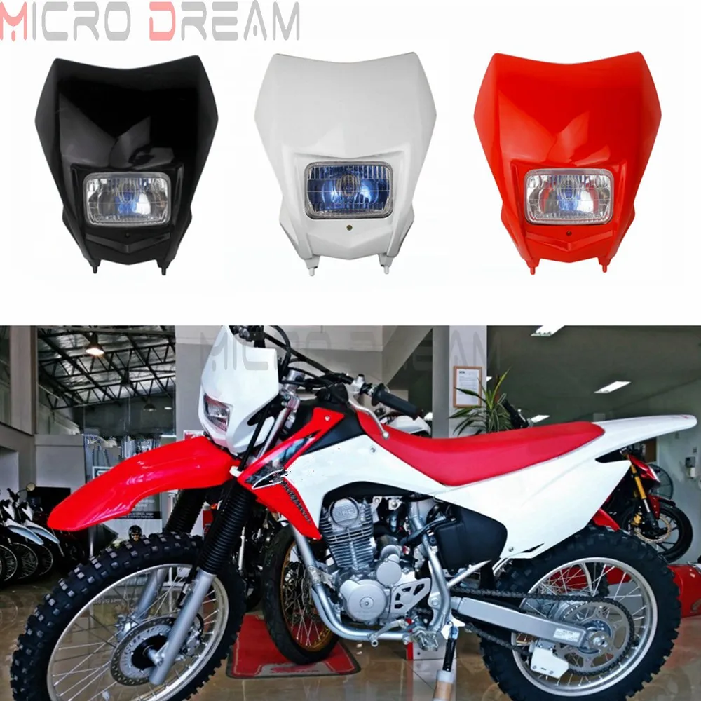 Motorcycle Headlight Dirt Bike Motocross Dual Sport Head Light For Honda CRF150F CRF230F EXC SX SXF MX SMR Enduro Supermoto 
Motorcycle Headlight Dirt Bike Motocross Dual Sport Head Light For Honda CRF150F CRF230F EXC SX SXF MX SMR Enduro Supermoto